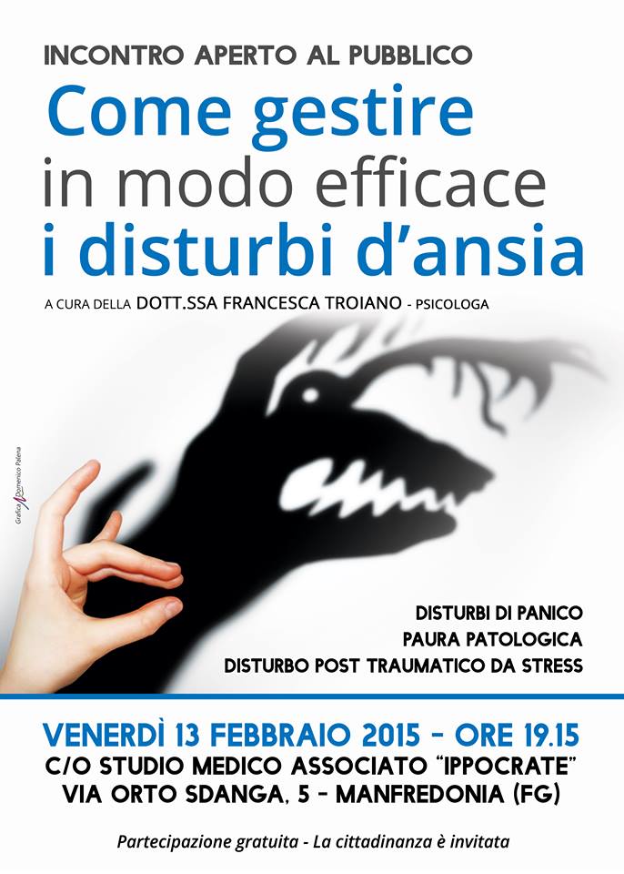 Disturbi di Panico Paura Patologica Disturbo Post Traumatico da Stress